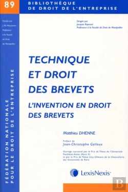 Bertrand.pt - Technique Et Droit Des Brevets ; L'Invention En Droit Des Brevets