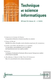 Technique Et Science Informatiques Rsti Serie Tsi Volume 30 N  10 Decembre 2011