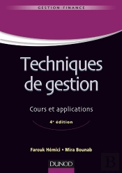 Techniques De Gestion ; Cours Et Applications (4e Édition)