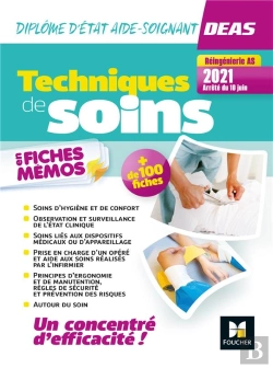 Bertrand.pt - Techniques De Soins En Fiches Memos - Deas 4e Ed._Nouveau Referentiel 2021