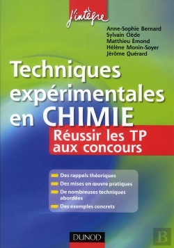 Bertrand.pt - Techniques Experimentales De Chimie Pour Reussir L'Epreuve De Tp Aux Concours - Ens, Polytechnique,