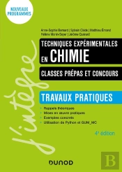 Techniques Expérimentales En Chimie ; Classes Prépas Et Concours ; Travaux Pratiques (4e Édition)