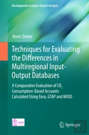 Techniques For Evaluating The Differences In Multiregional Input-Output Databases