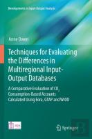 Techniques For Evaluating The Differences In Multiregional Input-Output Databases