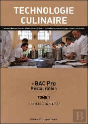 Techno Culinaire Bac Pro T.1 Eleve