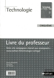Technologie ; 5eme; Livre Du Professeur (Edition 2009)