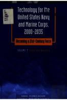 Technology For The United States Navy And Marine Corps, 2000-2035: Becoming A 21st-Century Force