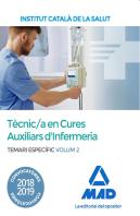 Tècnic/A Especialista De Grau Mitjà Sanitari En Cures Auxiliars D'Infermeria De L'Institut Català De
