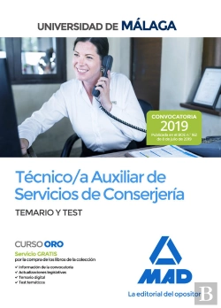 Bertrand.pt - Técnico/A Auxiliar De Servicios De Conserjería De La Universidad De Málaga. Temario Y Test
