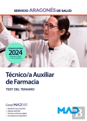 Tecnico/A Auxiliar Farmacia Servicio Aragones Salud