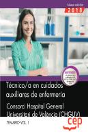 Técnico/A En Cuidados Auxiliares De Enfermería. Consorci Hospital General Universitari De València (