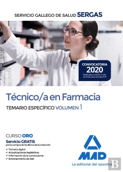 Bertrand.pt - Técnico/A En Farmacia Del Servicio Gallego De Salud . Temario Específico Volumen 1