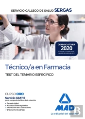 Técnico/A En Farmacia Del Servicio Gallego De Salud . Test Del Temario Específico