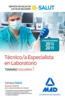Técnico/A Especialista De Laboratorio Del Servicio De Salud De Las Illes Balears (Ib-Salut).Temario