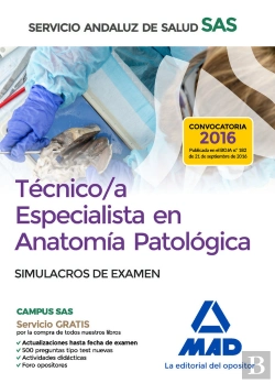 Bertrand.pt - Tecnico/A Especialista En Anatomiapatologica Del Servicio Andaluz Desalud. Simulacros De Examen