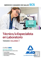 Técnico/A Especialista En Laboratorio Del Servicio Canario De Salud. Temario Volumen 1