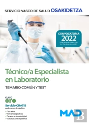 Tecnico/A Especialista Laboratorio Osakidetza-Servicio
