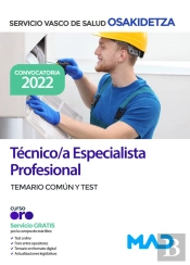 Tecnico/A Especialista Profesional Osakidetza-Servicio Va