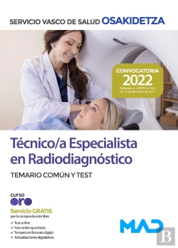 Bertrand.pt - Tecnico/A Especialista Radiodiagnostico Osakidetza-Ser