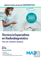Tecnico/A Especialista Radiodiagnostico Osakidetza-Ser