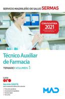 Tecnico Auxiliar De Farmacia Del Servicio Madrileño De Salud