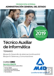 Técnico Auxiliar De Informática De La Administración General Del Estado. Temario Bloques Iii (Cont)