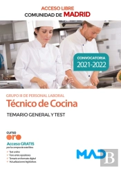 Tecnico De Cocina De La Comunidad De Madrid (Acceso Libre). Temar