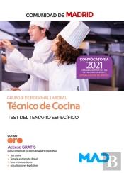 Tecnico De Cocina De La Comunidad De Madrid (Estabilizacion)