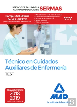 Bertrand.pt - Técnico En Cuidados Auxiliares De Enfermería Del Servicio De Salud De La Comunidad De Madrid. Test