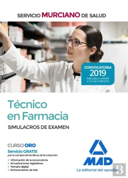 Bertrand.pt - Técnico En Farmacia Del Servicio Murciano De Salud. Simulacros De Examen