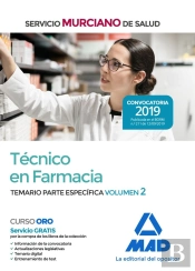 Técnico En Farmacia Del Servicio Murciano De Salud. Temario Parte Específica Vol 2