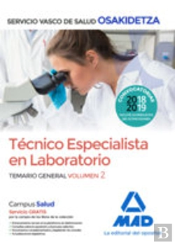 Bertrand.pt - Técnico Especialista En Laboratorio De Osakidetza-Servicio Vasco De Salud. Temario General Volumen 2