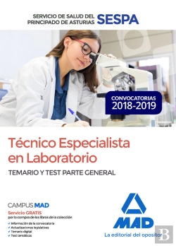 Bertrand.pt - Técnico Especialista En Laboratorio Del Servicio De Salud Del Principado De Asturias (Sespa). Temari