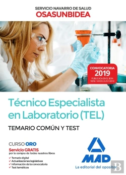 Bertrand.pt - Técnico Especialista En Laboratorio (Tel) Del Servicio Navarro De Salud-Osasunbidea. Temario Común Y