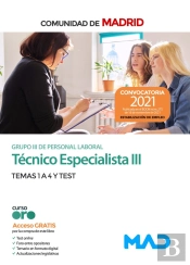 Tecnico Especialista Iii Grupo Iii Comunidad De Madrid