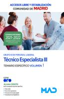 Tecnico Especialista Iii (Grupo Iii) De La Comunidad De Madr