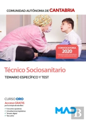Técnico Sociosanitario De La Comunidad Autónoma De Cantabria. Temario Y Test Específico