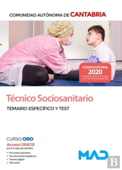 Bertrand.pt - Técnico Sociosanitario De La Comunidad Autónoma De Cantabria. Temario Y Test Específico