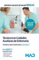 Tecnico;A En Cuidados Auxiliares De Enfermeria. Sergas 2025. Temario Parte Espec