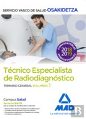 Técnicos Especialistas De Radiodiagnóstico Del Servicio Vasco De Salud-Osakidetza. Temario General V