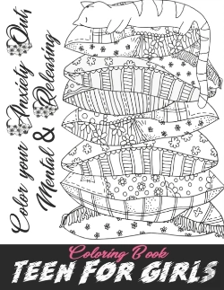 Bertrand.pt - Teen For Girls-Color Your Anxiety Out, Mental & Releasing Coloring Book