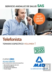Telefonista Del Servicio Andaluz De Salud. Temario Específico Volumen 1