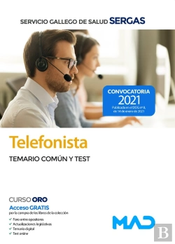 Bertrand.pt - Telefonista Del Servicio Gallego De Salud. Temario Común Y Test