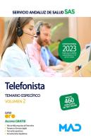 Telefonista Servicio Andaluz Salud Temario Especifico