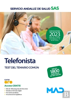 Bertrand.pt - Telefonista Servicio Andaluz Salud Test Comun