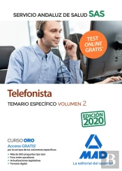 Telefonistas Del Servicio Andaluz De Salud. Temario Específico Volumen 2