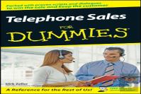 Telephone Sales For Dummies