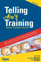 Telling Ain'T Training