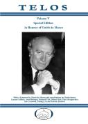 Telos Volume V - Special Edition In Honour Of Guido De Marco