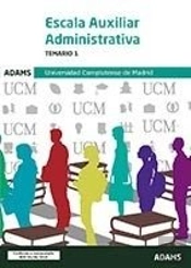 Temario 1 Escala Auxiliar Administrativa Universidad Complutense De Madrid